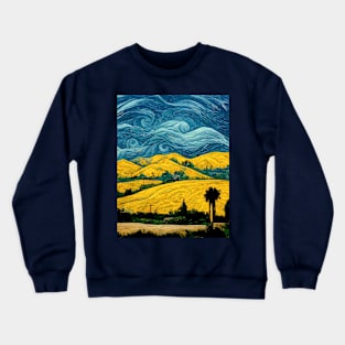 Illustrations inspired by Vincent van Gogh Crewneck Sweatshirt